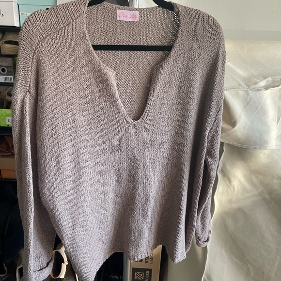 Pink Lily Autumn In The Air Sweater Brown - Medium - Picture 8 of 8